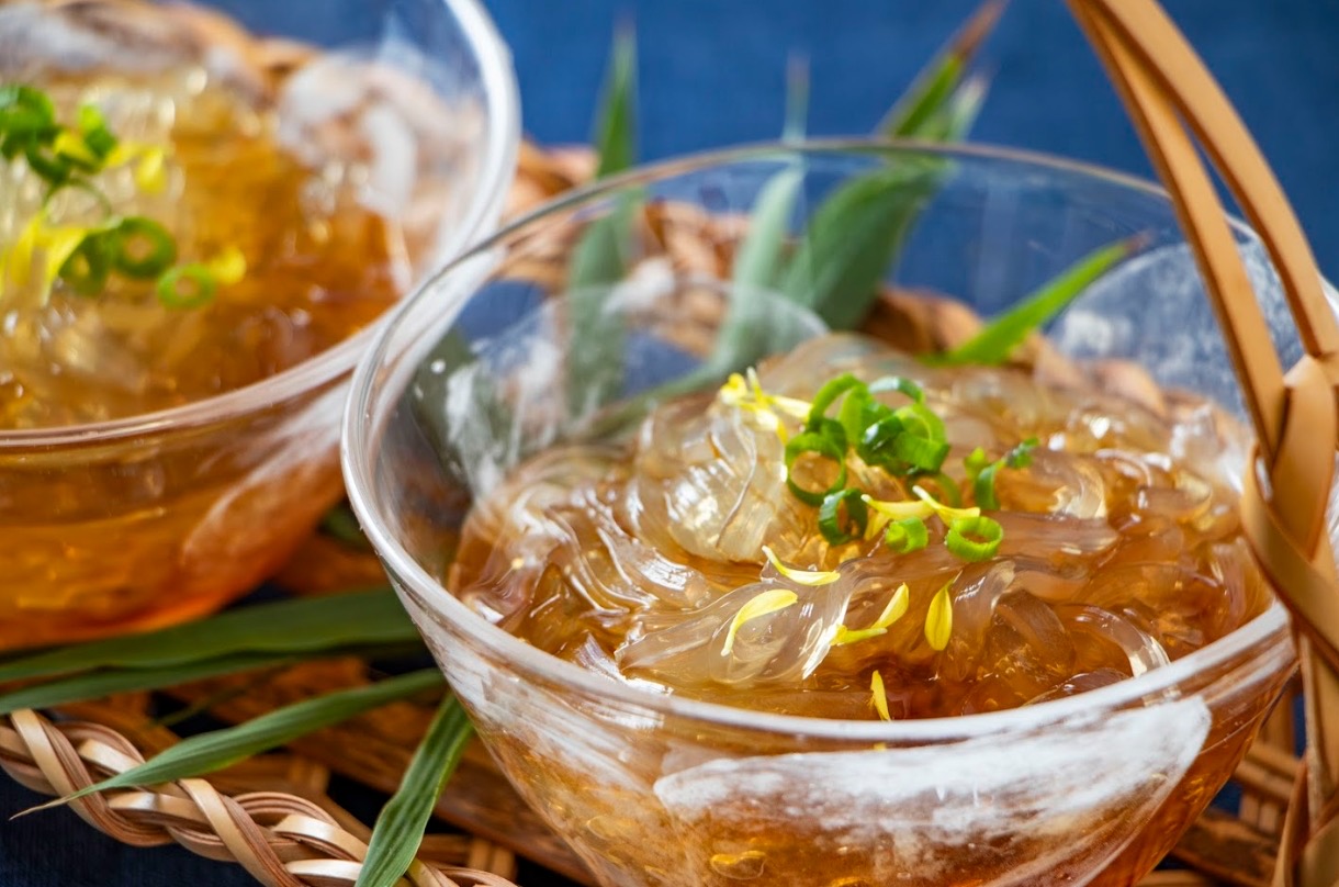 日本の伝統を、会津の名水で。最高品質のところてん